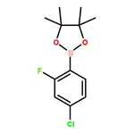 RHAWN 2-(4-Chloro-2-fluorophenyl)-4,4,5,5-tetramethyl-1,3,2-dioxaborolane