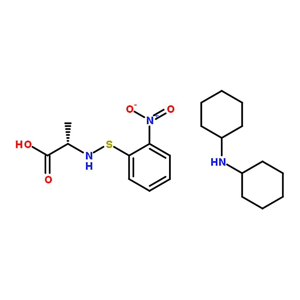 RHAWN <i>N</i>-2-Nitrophenylsulfenyl-<small>L</small>-alanine Dicyclohexylammonium Salt