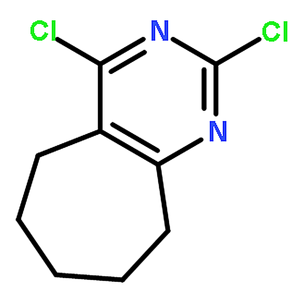 RHAWN 2，4-Dichloro-6，7，8，9-tetrahydro-5H-cyclohepta[d]pyrimidine