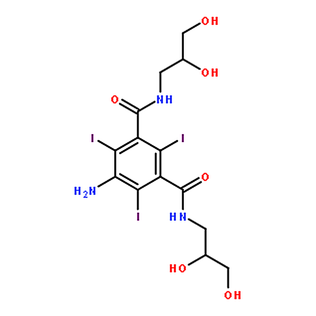 RHAWN 5-Amino-N,N’-bis(2,3-dihydroxypropyl)-2,4,6-triiodo-1,3-benzenedicarboxamide
