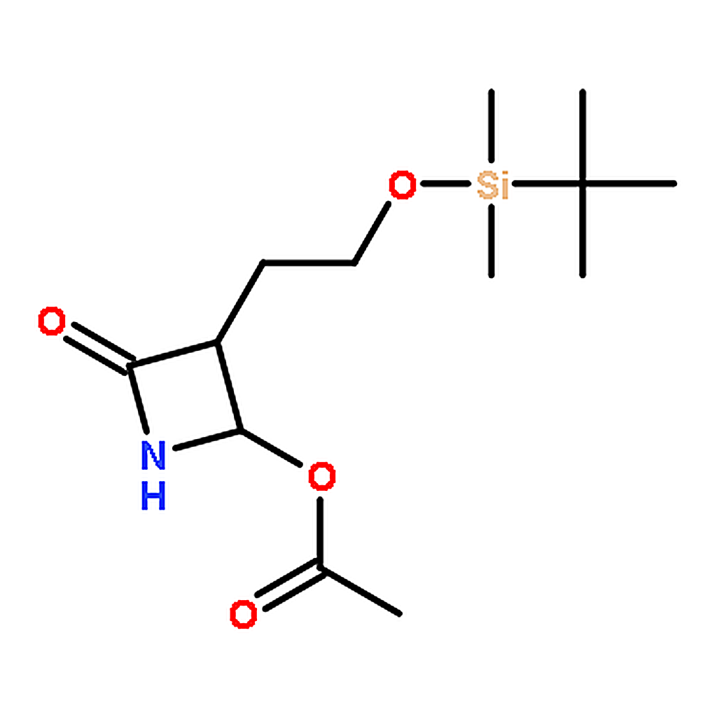 RHAWN (2R,3R)-3-((R)-1-((tert-Butyldimethylsilyl)oxy)ethyl)-4-oxoazetidin-2-yl acetate