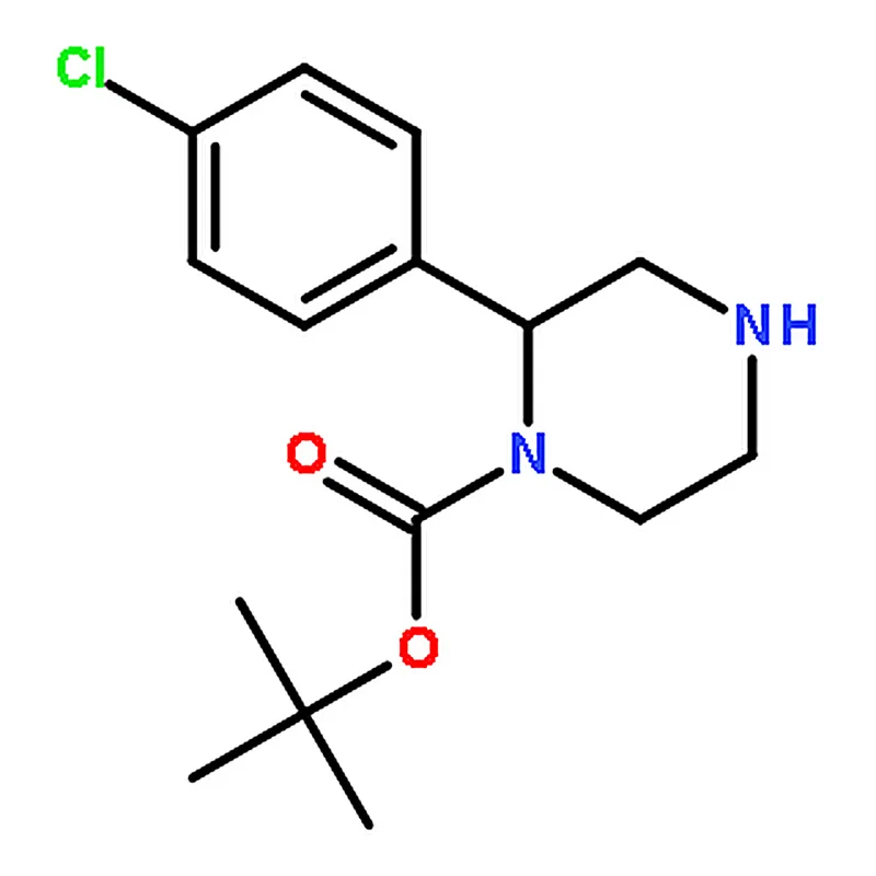 RHAWN tert-Butyl 2-(4-chlorophenyl)piperazine-1-carboxylate