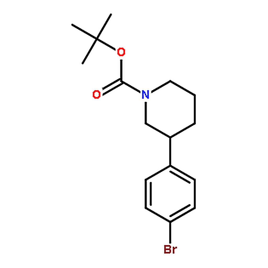 RHAWN 3-(4-Bromophenyl)piperidine-1-carboxylic acid tert-butyl ester