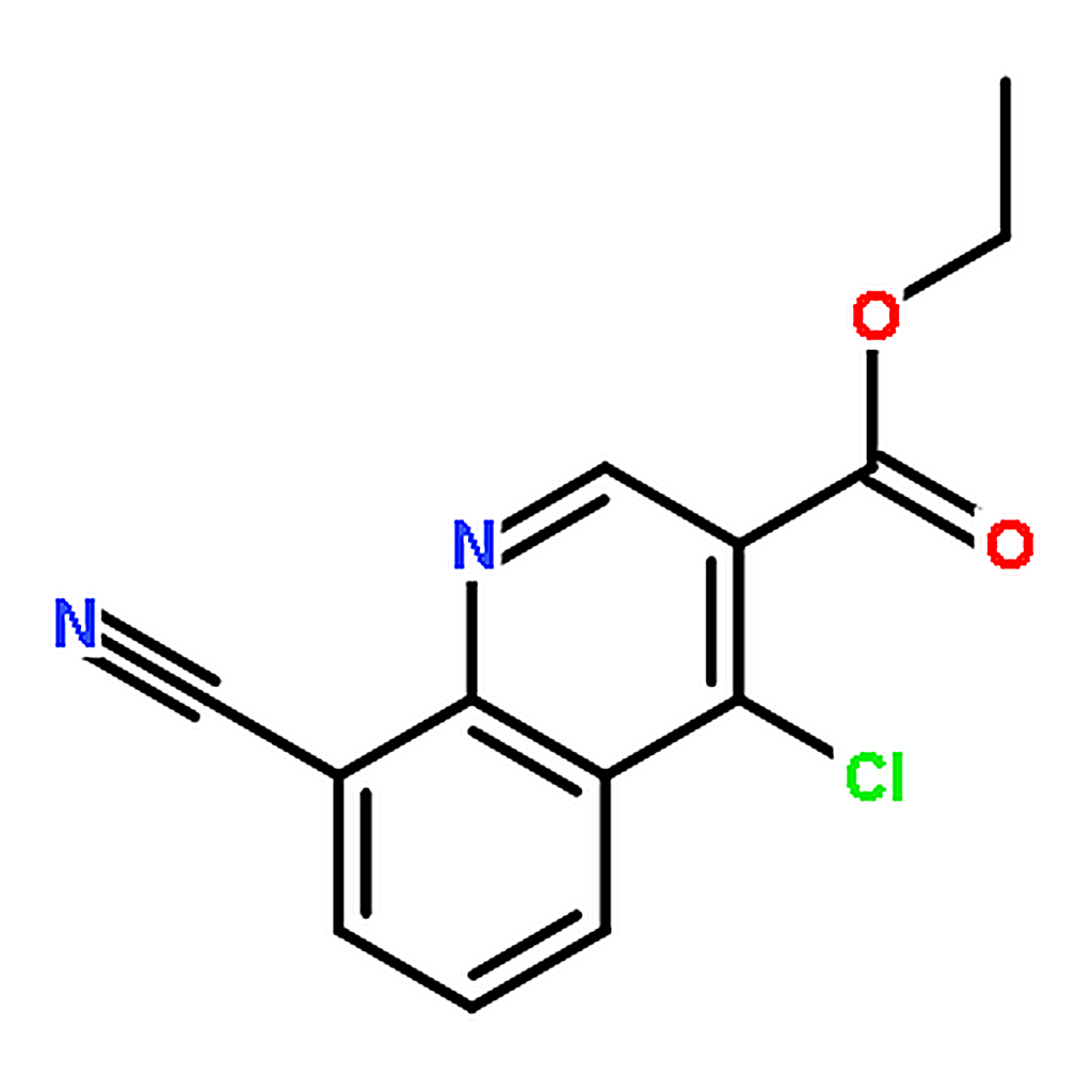 RHAWN Ethyl 4-chloro-8-cyanoquinoline-3-carboxylate