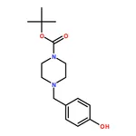 RHAWN tert-butyl 4-(4-hydroxybenzyl)piperazine-1-carboxylate