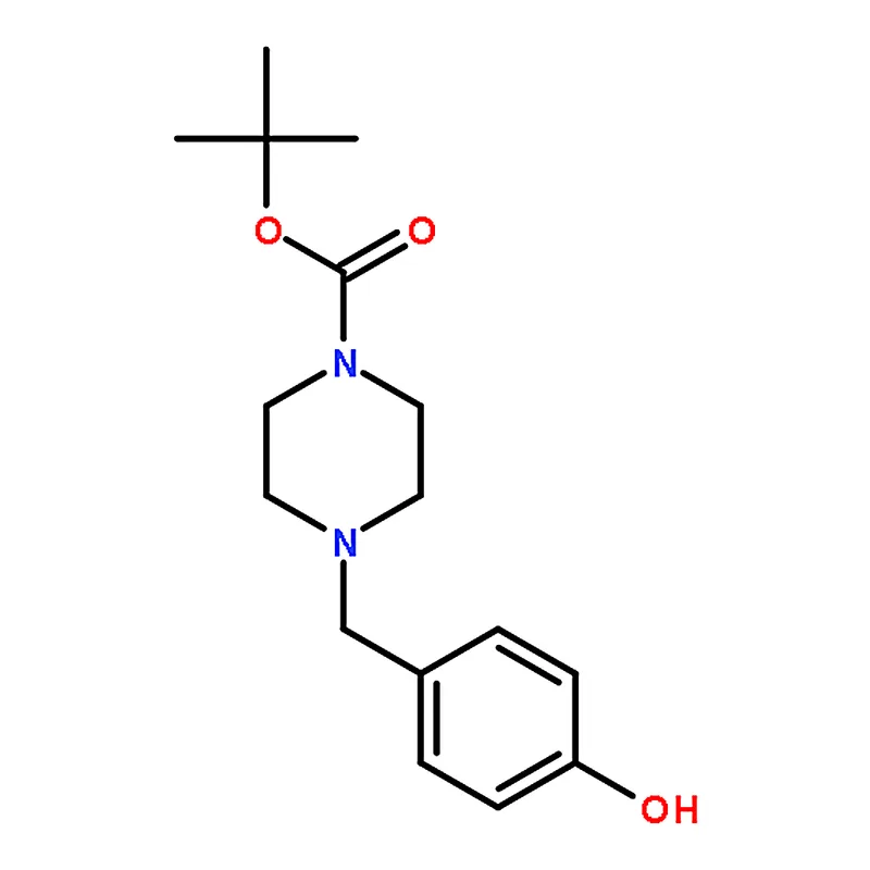 RHAWN tert-butyl 4-(4-hydroxybenzyl)piperazine-1-carboxylate