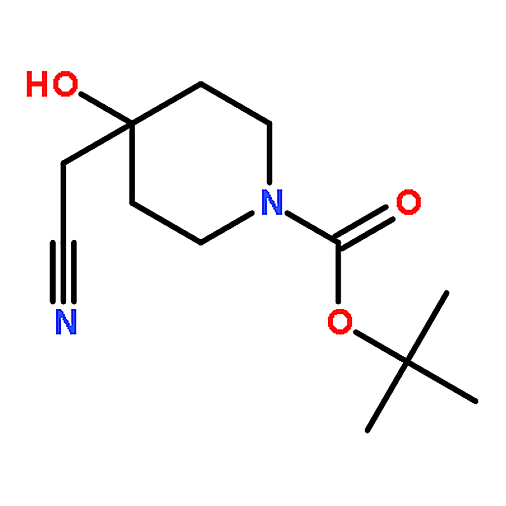 RHAWN tert-Butyl 4-(cyanomethyl)-4-hydroxypiperidine-1-carboxylate