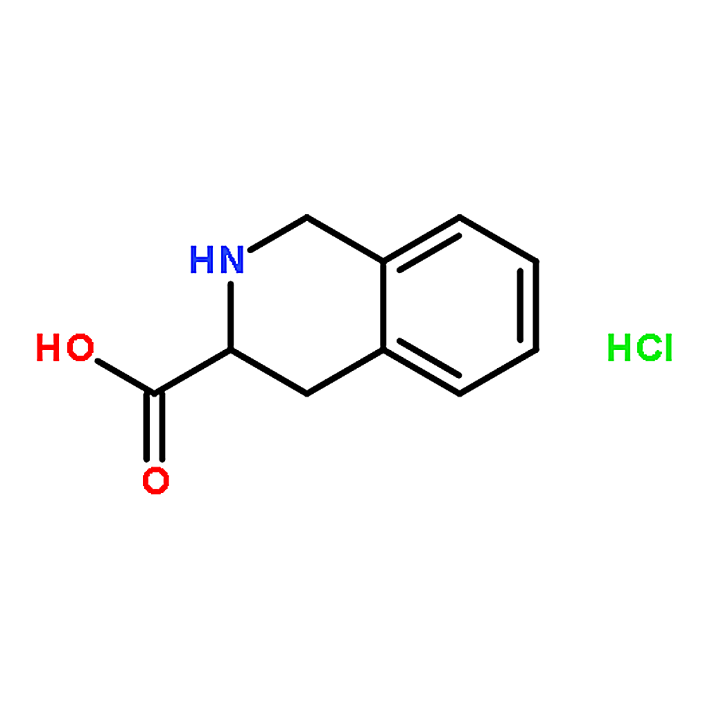 RHAWN (S)-1，2，3，4-Tetrahydroisoquinoline-3-carboxylic acid hydrochloride
