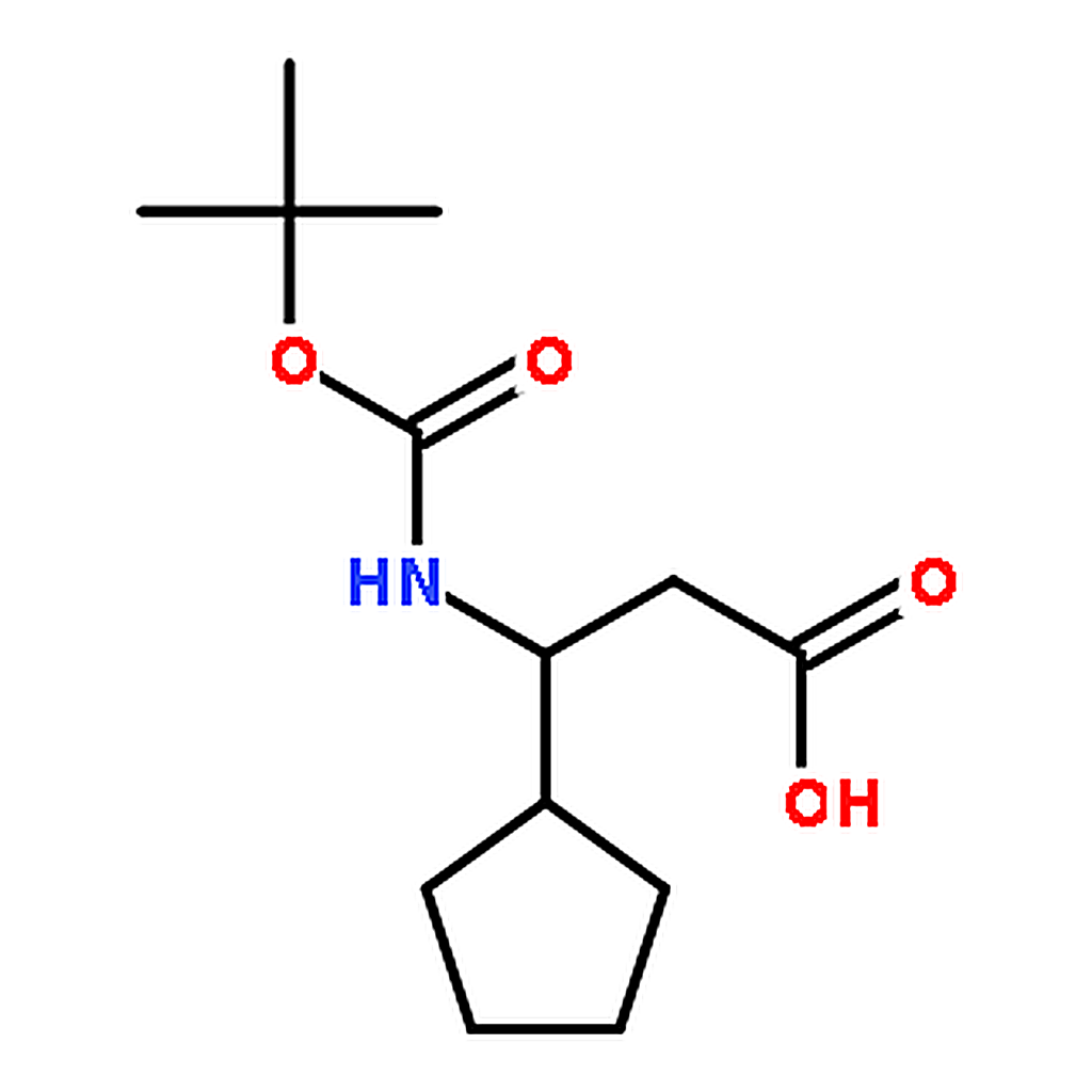 RHAWN 3-((tert-Butoxycarbonyl)amino)-3-cyclopentylpropanoic acid