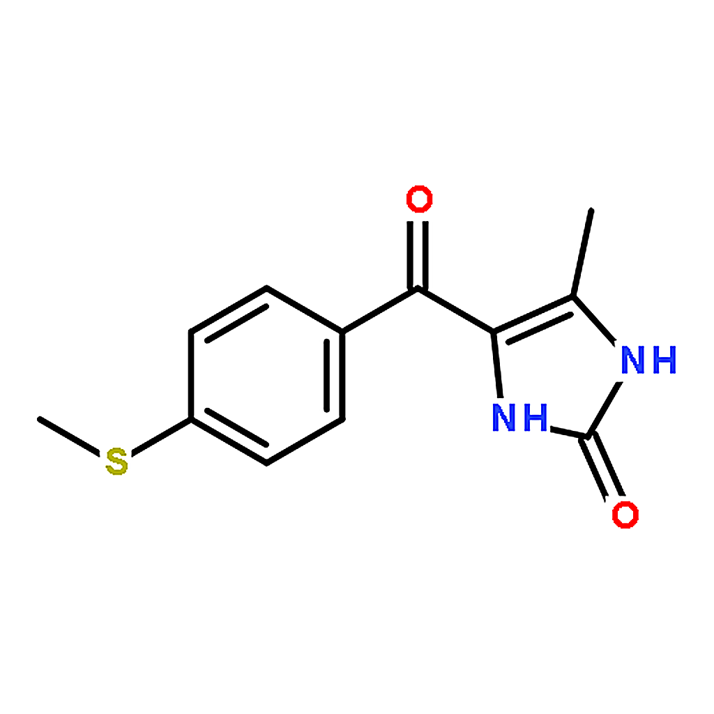 RHAWN 4-Methyl-5-(4-(methylthio)benzoyl)-1H-imidazol-2(3H)-one
