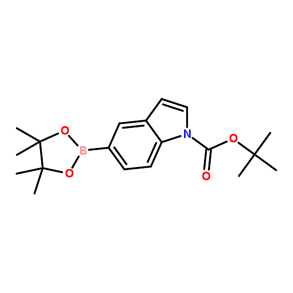 RHAWN tert-Butyl 5-(4，4，5，5-tetramethyl-1，3，2-dioxaborolan-2-yl)-1H-indole-1-carboxylate