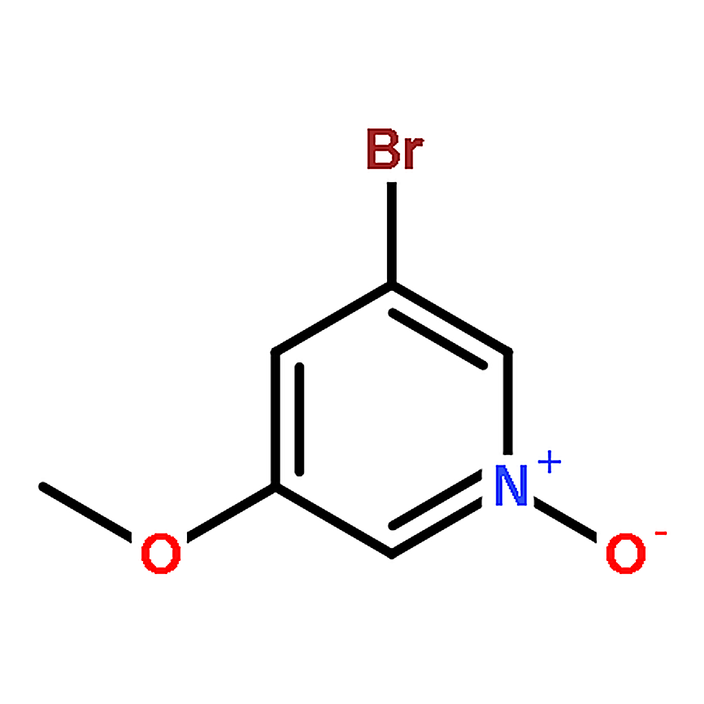 RHAWN Pyridine，3-bromo-5-methoxy-， 1-oxide