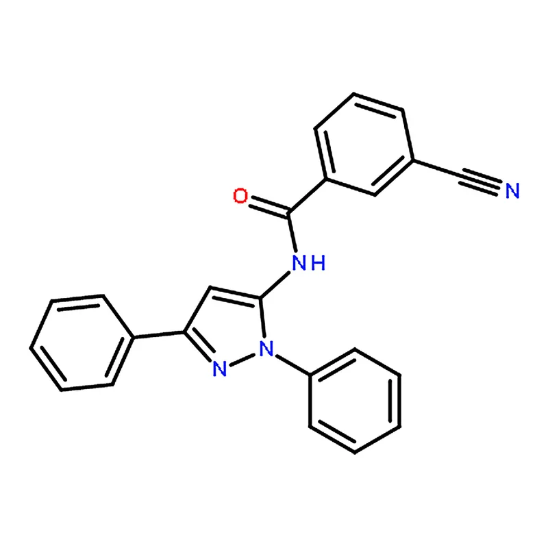 RHAWN 3-Cyano-N-(1,3-diphenyl-1H-pyrazol-5-yl)benzamide