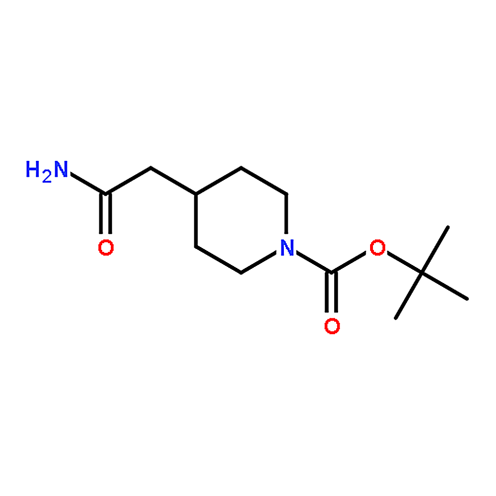 RHAWN tert-Butyl 4-(2-amino-2-oxoethyl)piperidine-1-carboxylate