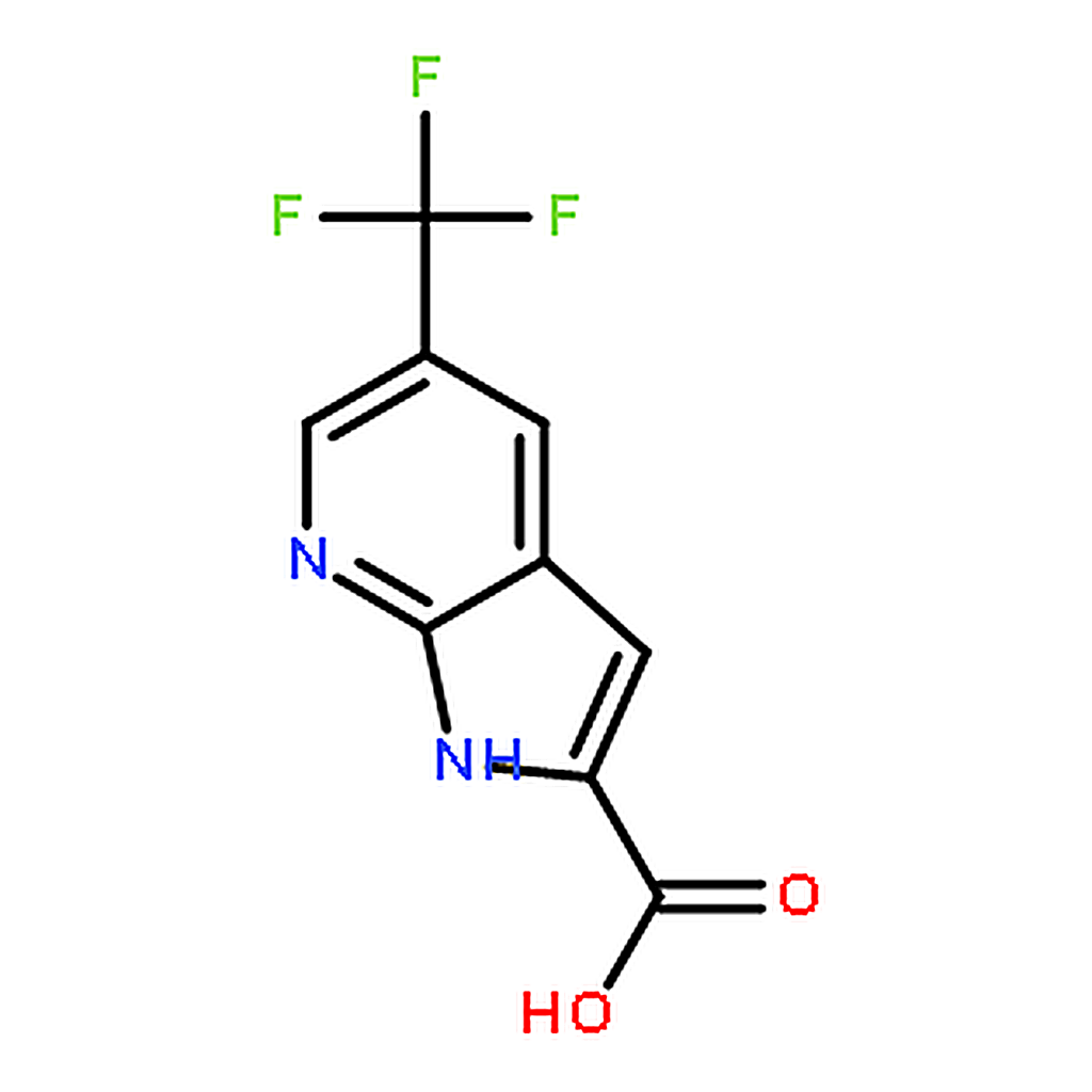 RHAWN 5-(Trifluoromethyl)-1H-pyrrolo[2，3-b]pyridine-2-carboxylic acid