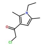 RHAWN 2-Chloro-1-(1-ethyl-2,5-dimethyl-1H-pyrrol-3-yl)ethanone