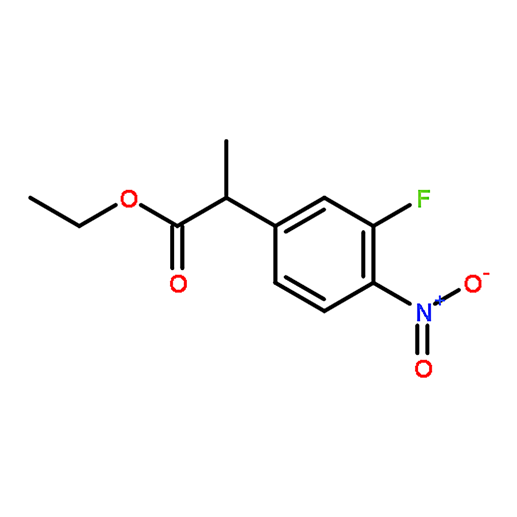 RHAWN Ethyl 2-(3-fluoro-4-nitrophenyl)propanoate