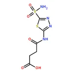 RHAWN 4-Oxo-4-((5-sulfamoyl-1,3,4-thiadiazol-2-yl)amino)butanoic acid