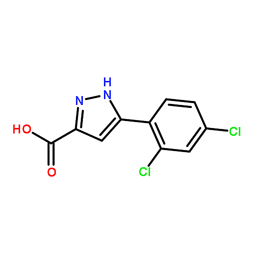 RHAWN 5-(2,4-Dichlorophenyl)-1H-pyrazole-3-carboxylic acid