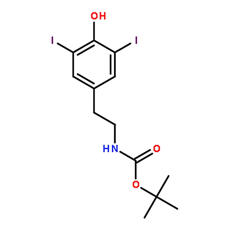 RHAWN tert-Butyl 4-hydroxy-3,5-diiodophenethylcarbamate