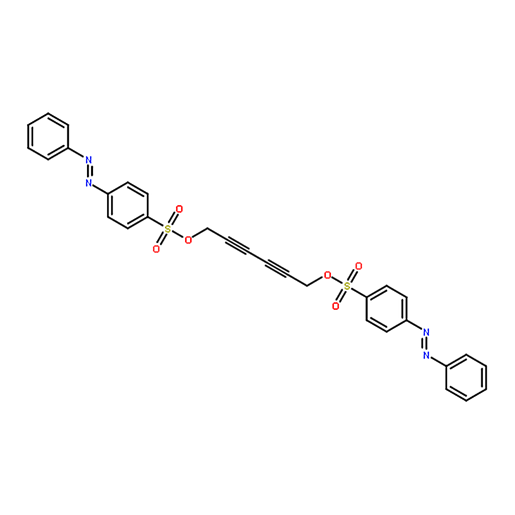 RHAWN 2，4-Hexadiyne-1，6-diol Bis(azobenzene-4-sulfonate)