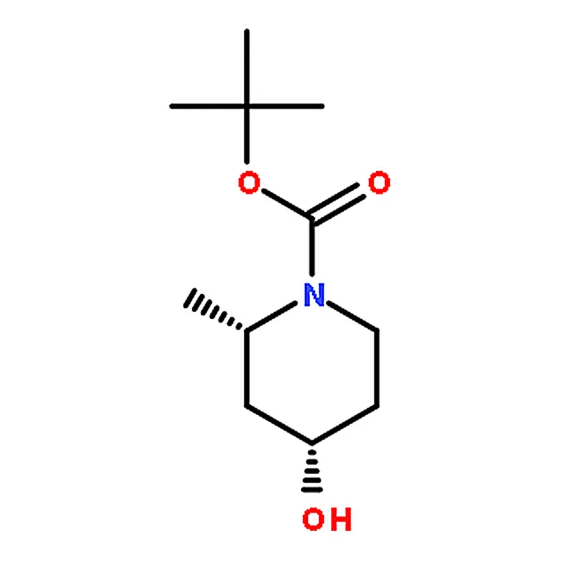 RHAWN tert-Butyl (2S,4S)-4-hydroxy-2-methylpiperidine-1-carboxylate