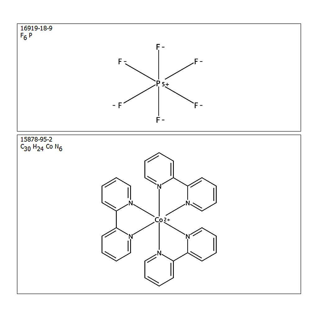 RHAWN Tris(2，2'-bipyridine)cobalt(II) Bis(hexafluorophosphate)