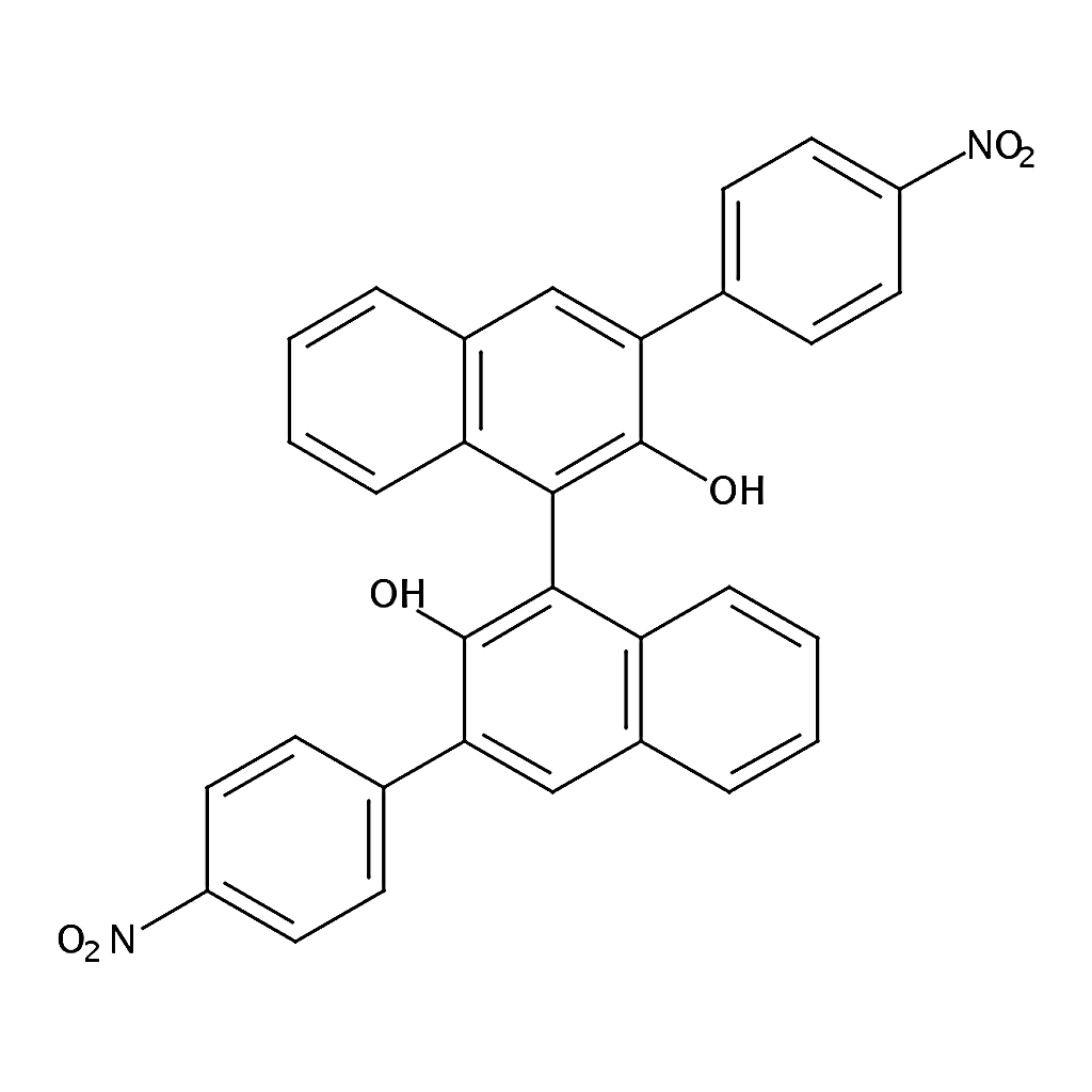 RHAWN (R)-3，3'-Bis(4-nitrophenyl)-[1，1'-binaphthalene]-2，2'-diol