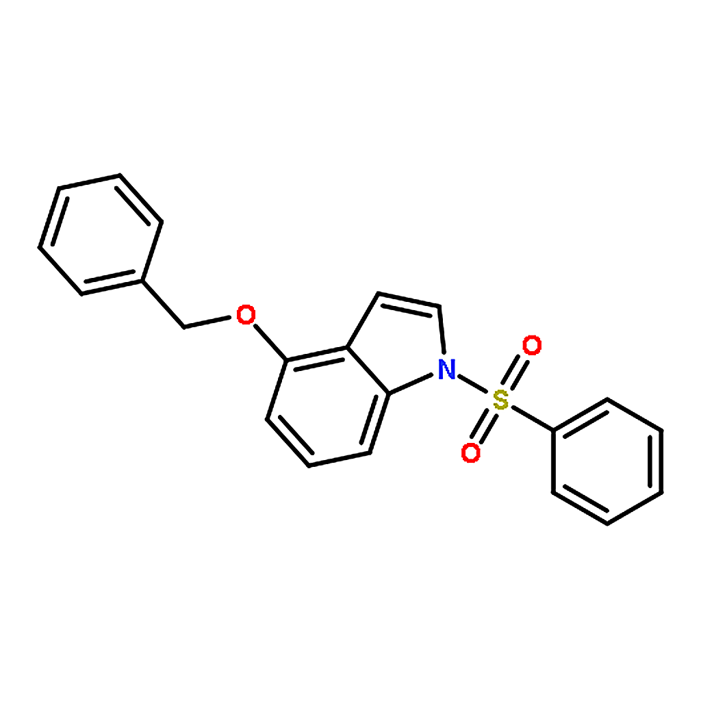 RHAWN 4-(Benzyloxy)-1-(phenylsulfonyl)-1H-indole