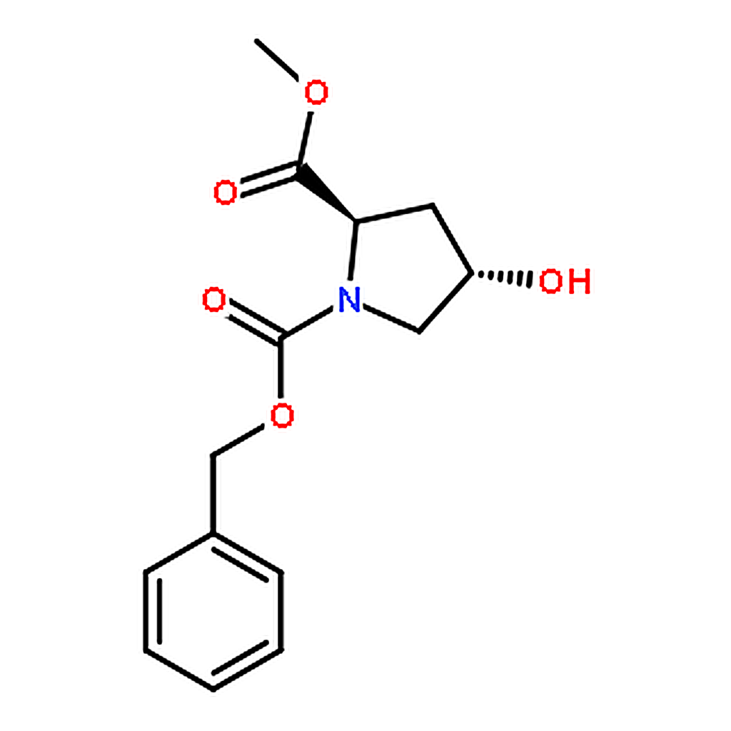 RHAWN 1-Benzyl 2-methyl (2R，4S)-4-hydroxypyrrolidine-1，2-dicarboxylate