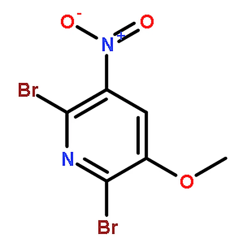 RHAWN 2,6-Dibromo-3-methoxy-5-nitropyridine