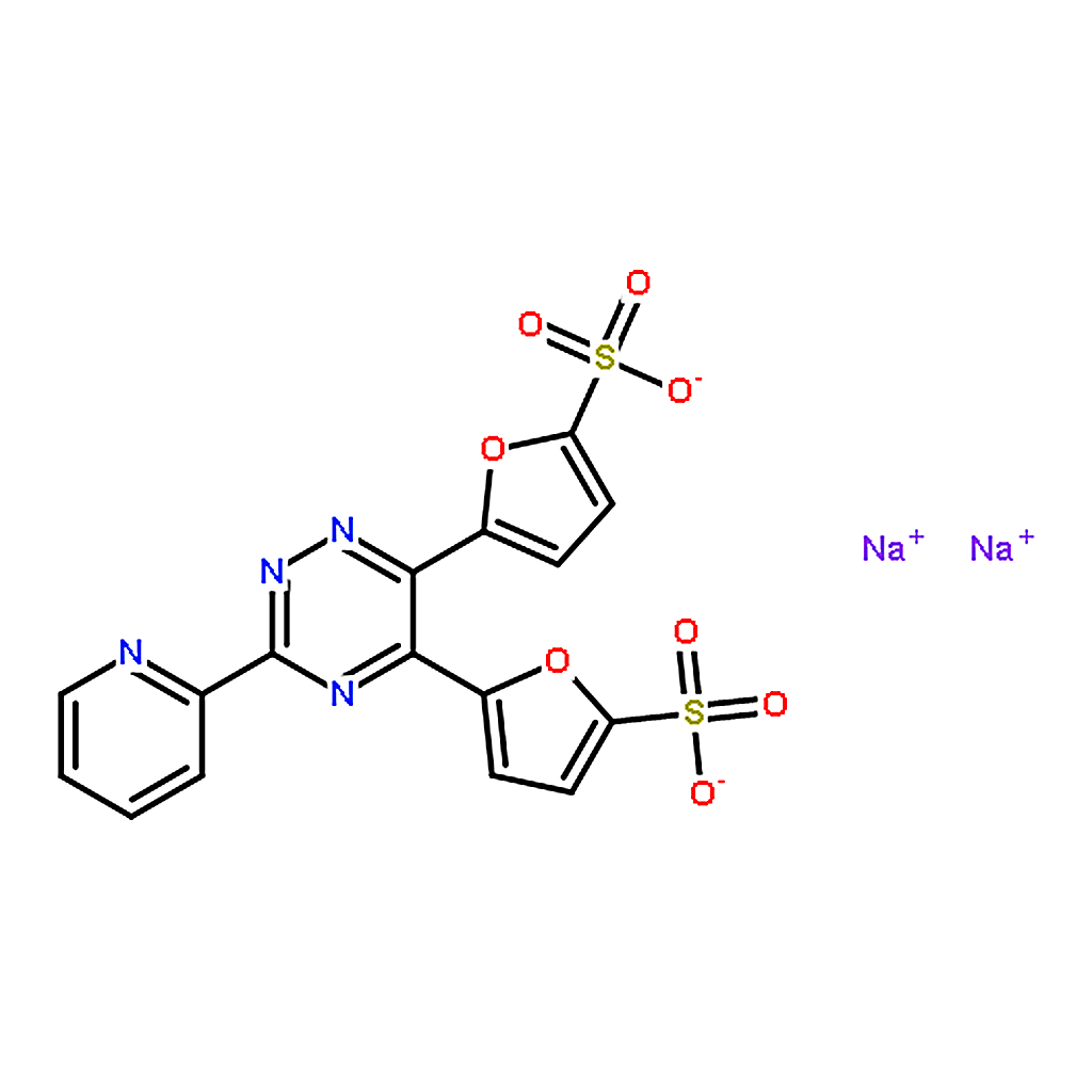RHAWN 3-(2-Pyridyl)-5,6-di(2-furyl)-1,2,4-triazine-5▽,5▽▽-disulfonic acid disodium salt