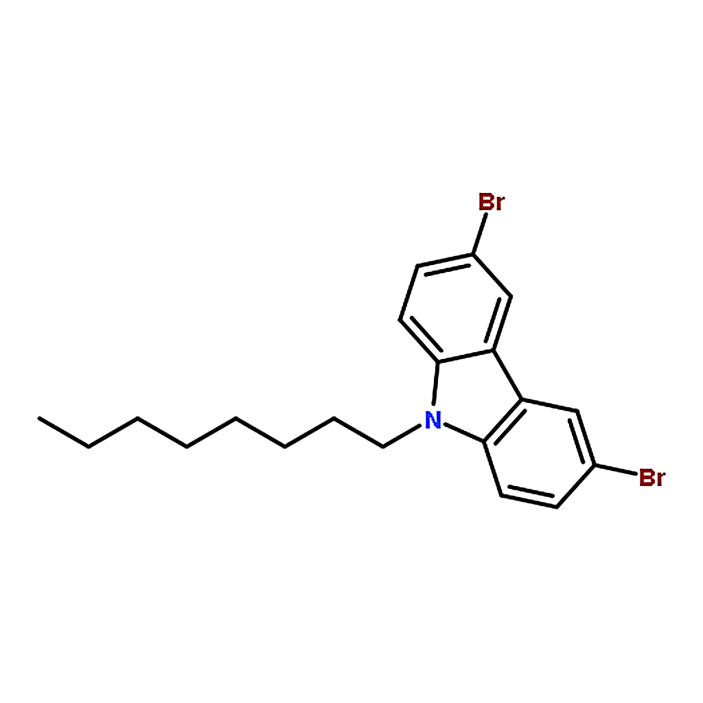 RHAWN 3,6-Dibromo-9-<i>n</i>-octylcarbazole