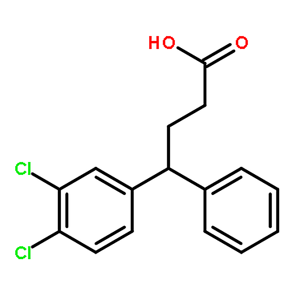 RHAWN 4-(3,4-Dichlorophenyl)-4-phenylbutanoic acid