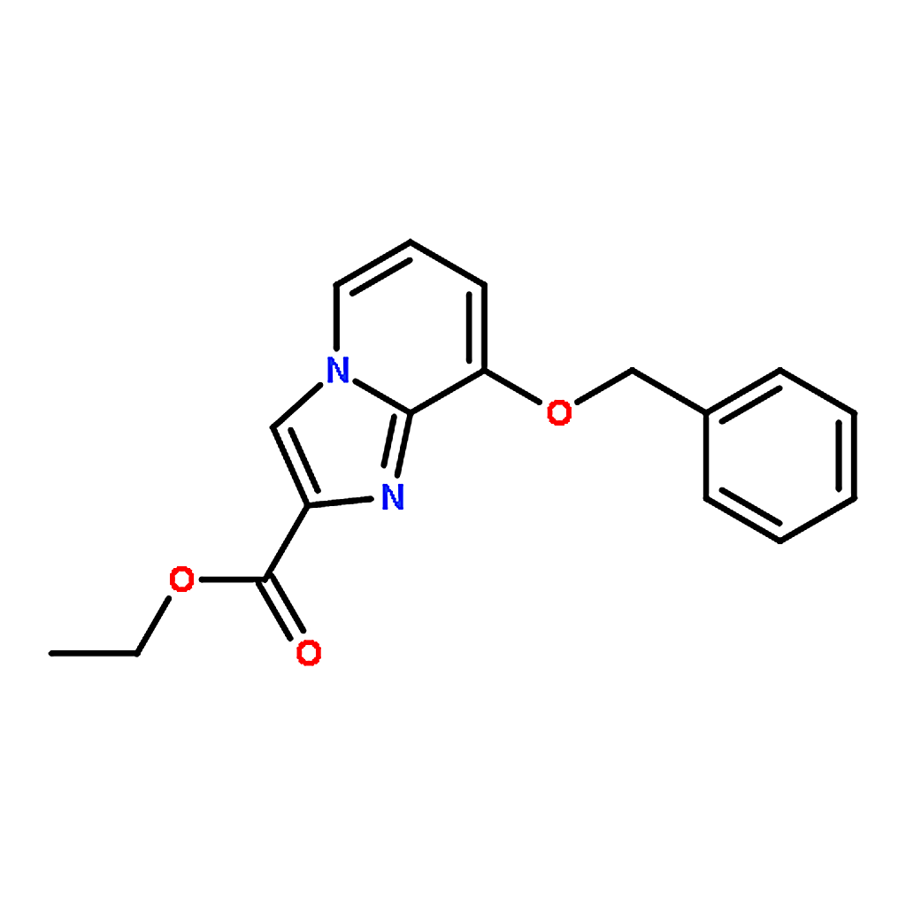 RHAWN Ethyl 8-(benzyloxy)imidazo[1,2-a]pyridine-2-carboxylate