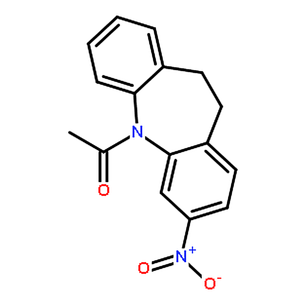 RHAWN 1-(3-Nitro-10，11-dihydro-5H-dibenzo[b，f]azepin-5-yl)ethanone