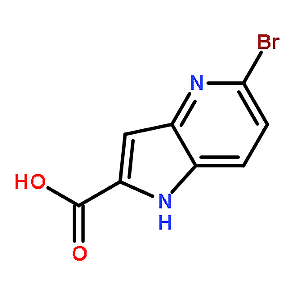 RHAWN 5-Bromo-1H-pyrrolo[3,2-b]pyridine-2-carboxylic acid