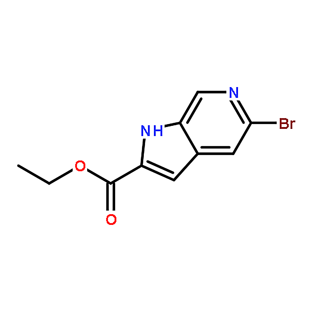 RHAWN Ethyl 5-bromo-1H-pyrrolo-[2,3-c]-pyridine-2-carboxylate