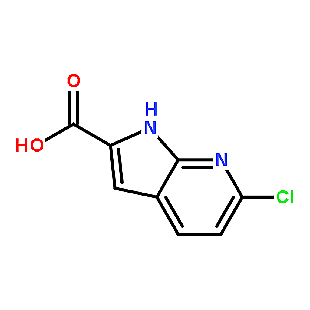 RHAWN 6-Chloro-1H-pyrrolo[2,3-b]pyridine-2-carboxylic acid