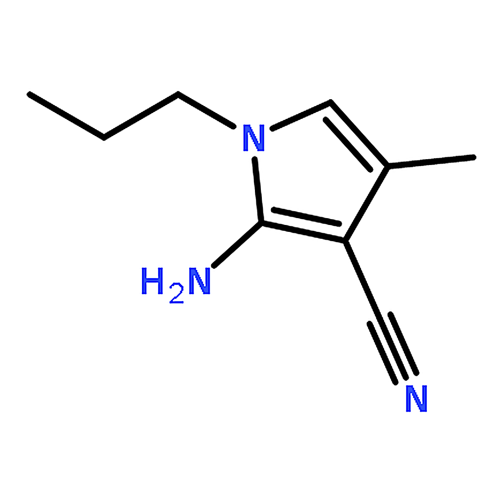 RHAWN 2-amino-4-methyl-1-propylpyrrole-3-carbonitrile