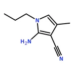 RHAWN 2-amino-4-methyl-1-propylpyrrole-3-carbonitrile