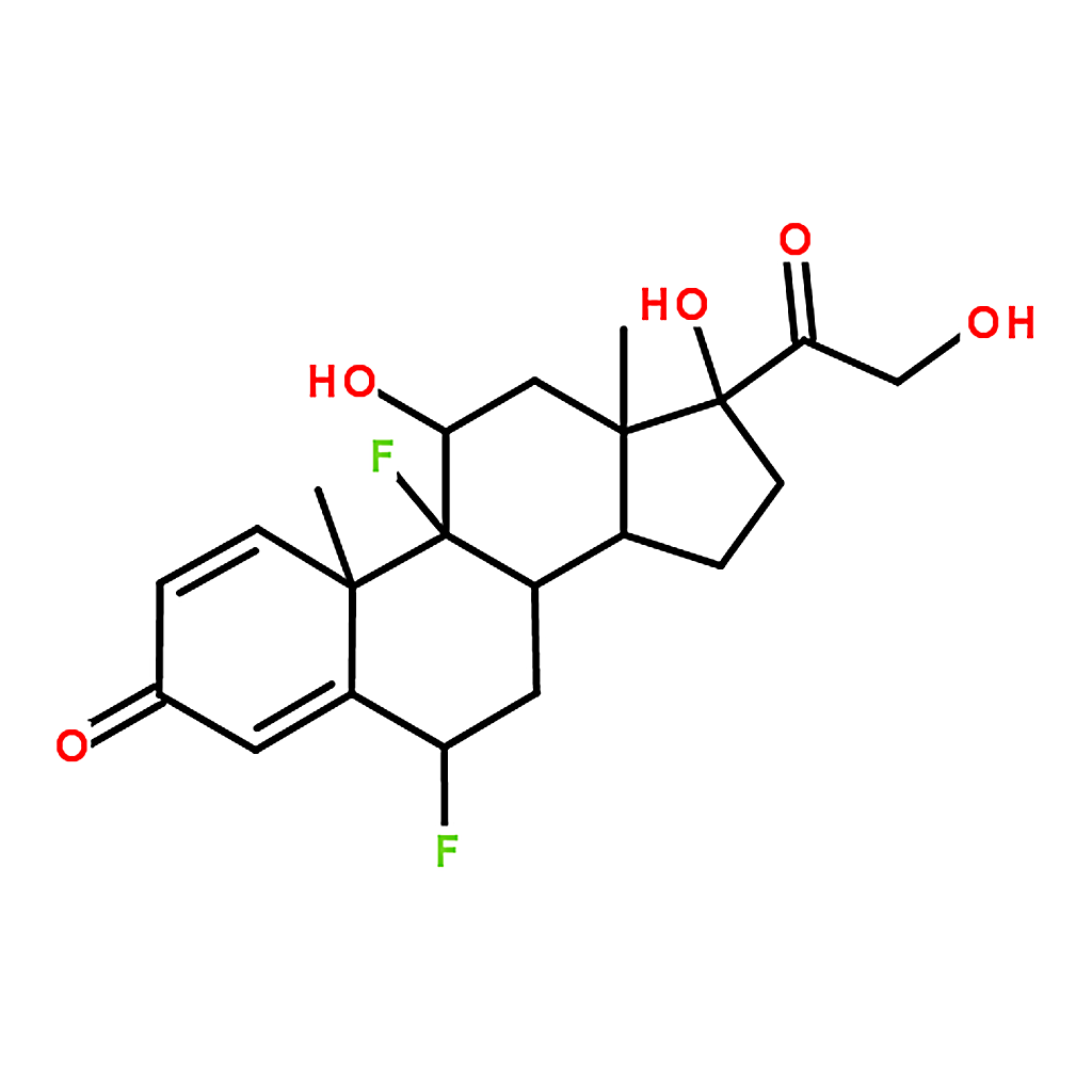 RHAWN (6S,8S,9R,10S,11S,13S,14S,17R)-6,9-Difluoro-11,17-dihydroxy-17-(2-hydroxyacetyl)-10,13-dimet