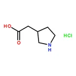 RHAWN 2-(Pyrrolidin-3-yl)acetic acid hydrochloride