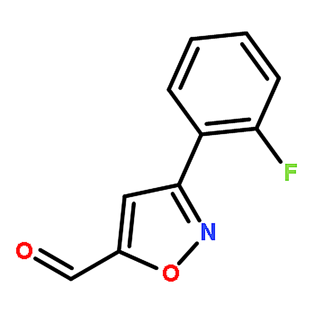 RHAWN 3-(2-Fluorophenyl)isoxazole-5-carbaldehyde