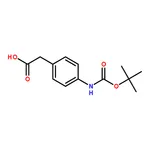RHAWN 2-(4-((tert-Butoxycarbonyl)amino)phenyl)acetic acid