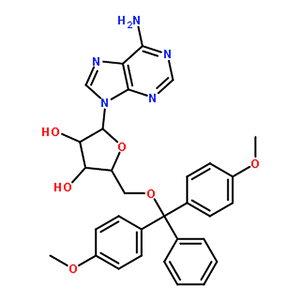 RHAWN 5'-O-[Bis(4-methoxyphenyl)phenylmethyl]-adenosine