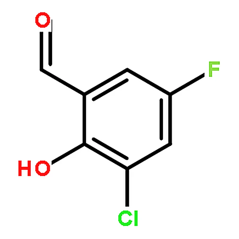 RHAWN 3-Chloro-5-fluoro-2-hydroxybenzaldehyde