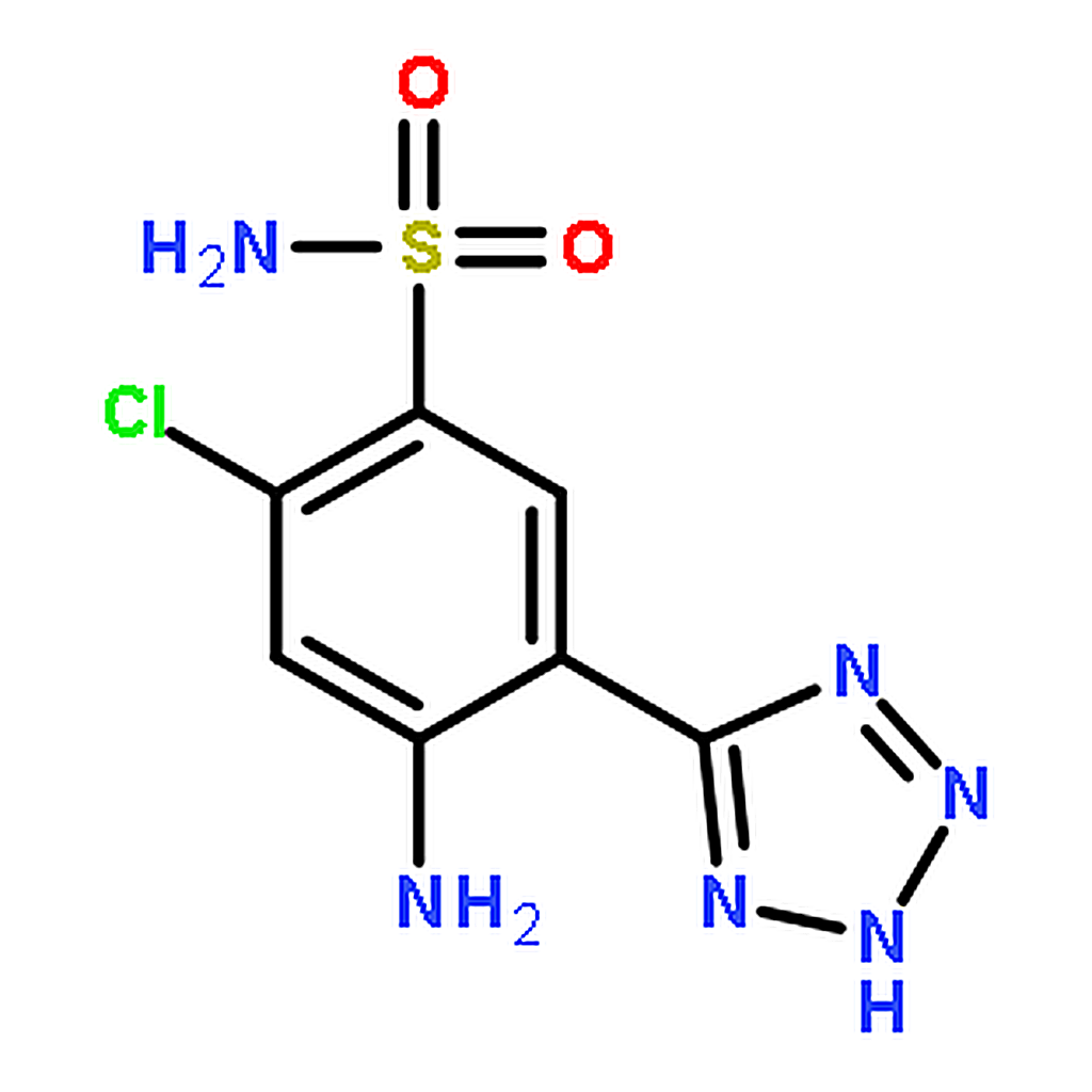 RHAWN 5-(2-Amino-4-chloro-5-sulfamoylphenyl)-1H-tetrazole