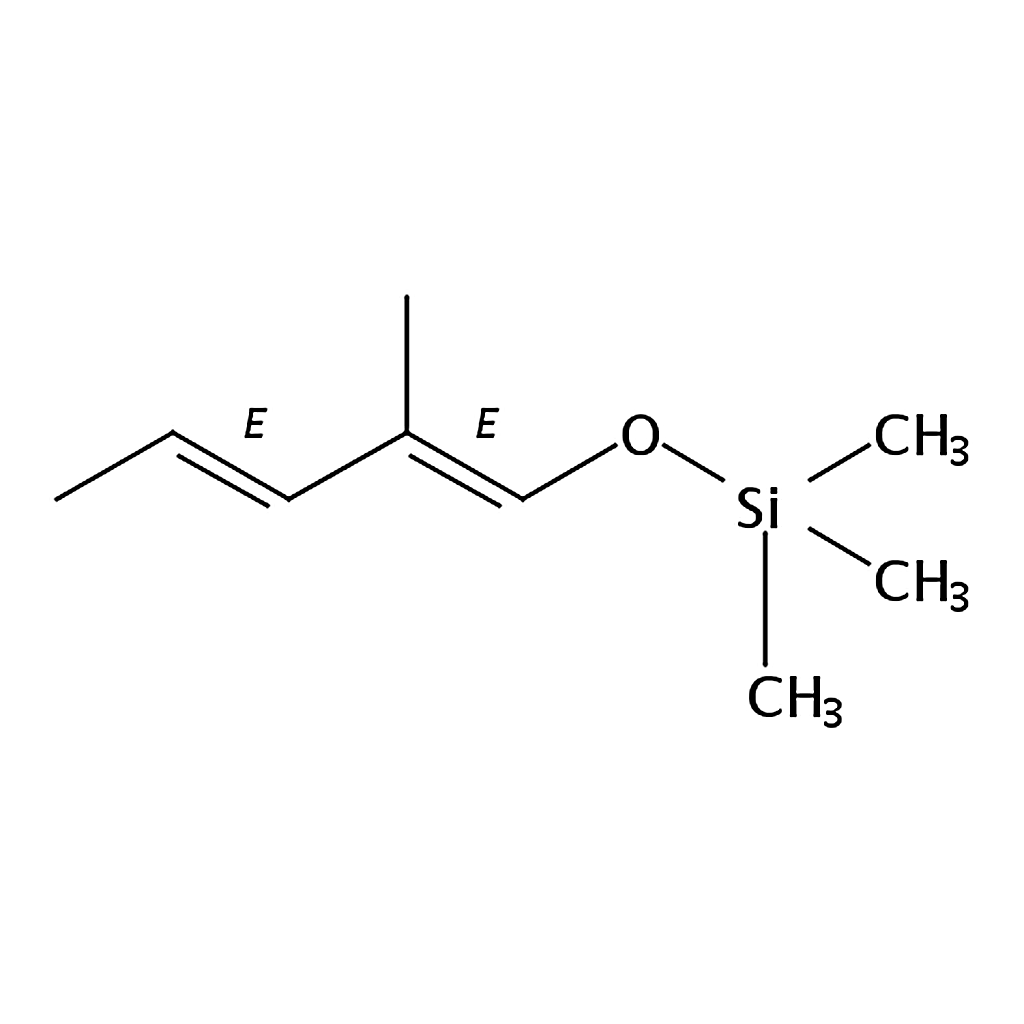 RHAWN Trimethyl[[(1<i>E</i>,3<i>E</i>)-2-methylpenta-1,3-dien-1-yl]oxy]silane