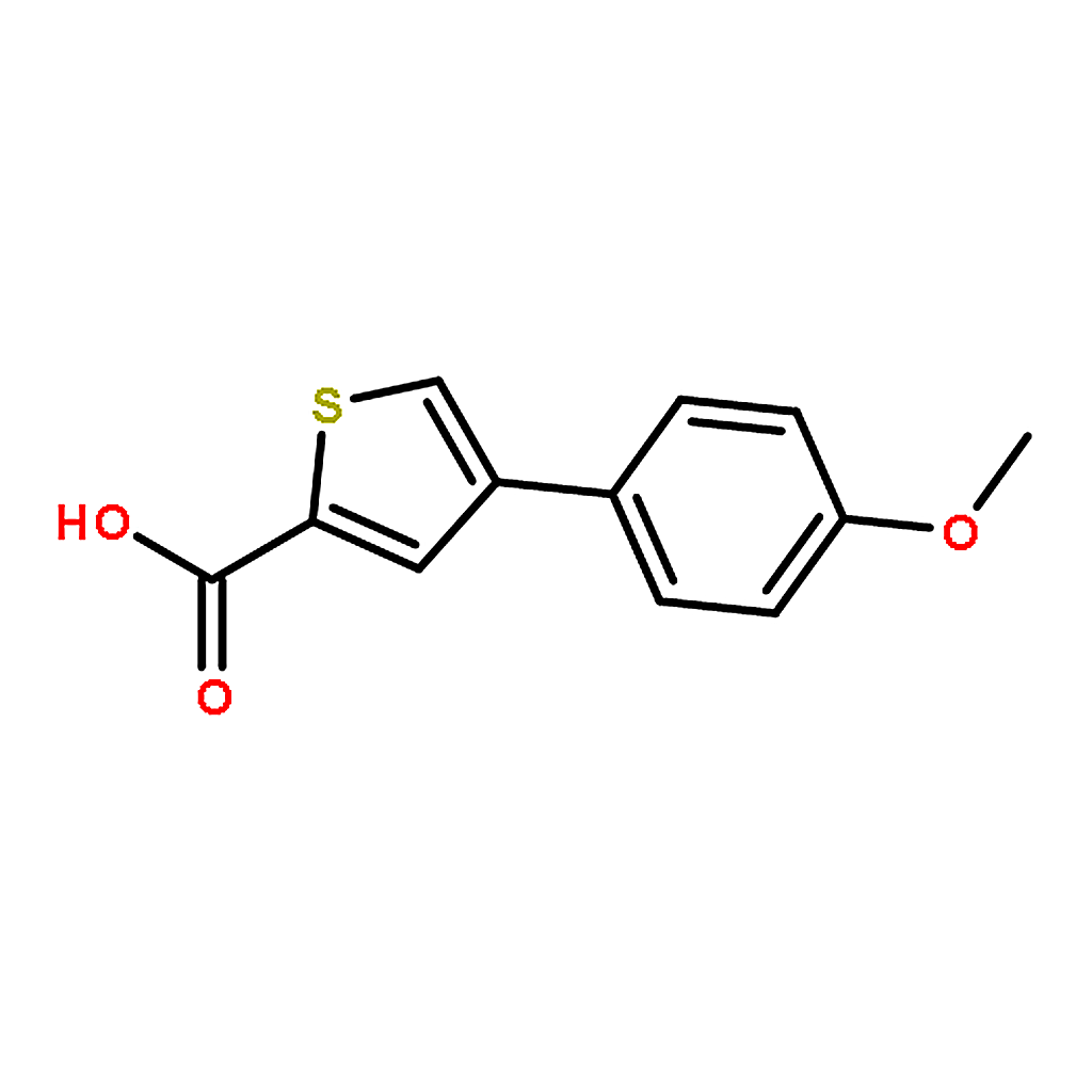 RHAWN 4-(4-methoxyphenyl)thiophene-2-carboxylic acid